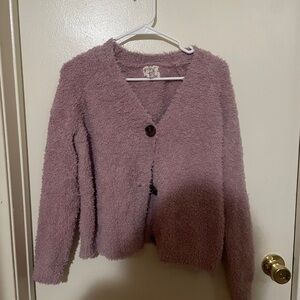 hippie rose cardigan sweater